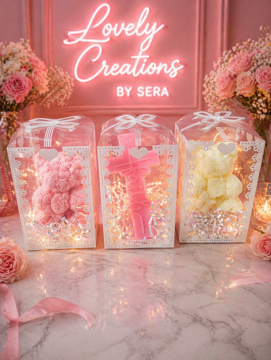 Candle Light up Gift Box